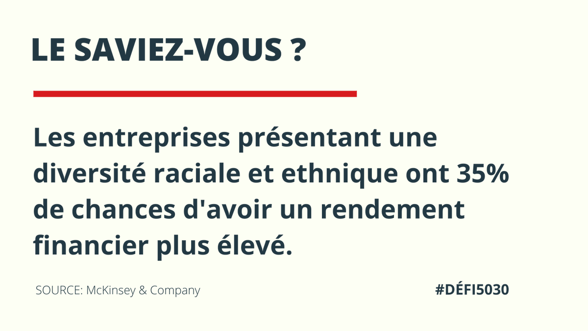 NavdeepSBains's tweet photo. Nous avons conçu le #Défi5030 avec l'aide d'un groupe de co-créateurs soucieux de faire progresser la diversité au Canada. Certaines des nos plus grandes organisations ont adhéré au projet. Pour consulter la liste complète : https://t.co/BvymrvjrVQ https://t.co/4OgUQR6kRb