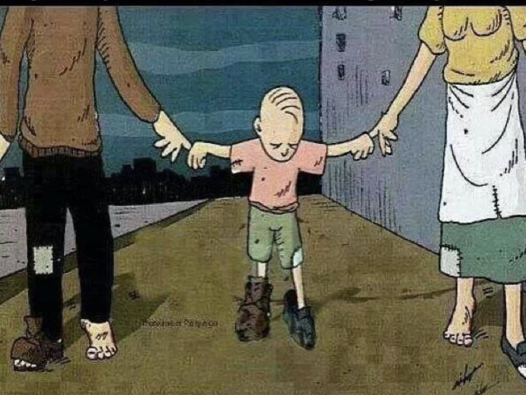 Never complain about the things your parents could not give you...