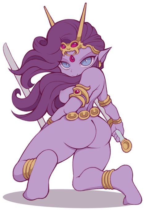 メガテンのヤクシニーさんを描きました ぷりケツ😈 