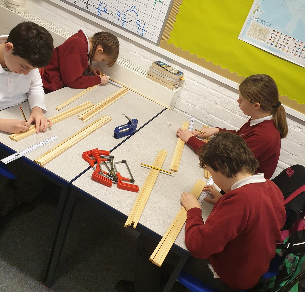 StLawrenceCEPr1's tweet photo. 🤩 Year 6 🤩 had sooooo much fun making their 'Pinch of Magic' inspired towers today. Fantastic teamwork was shown by all. Great job guys!!! A huge thank you to #SuperSmy for an amazing day! Bring on papier-mache tomorrow... #notrollleftbehind @PrimaryRocks1 @MHarrison13 https://t.co/A0FFYMYTHC