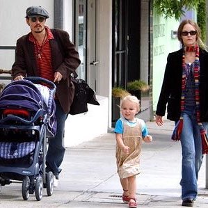 johnny depp with his kids, a thread;