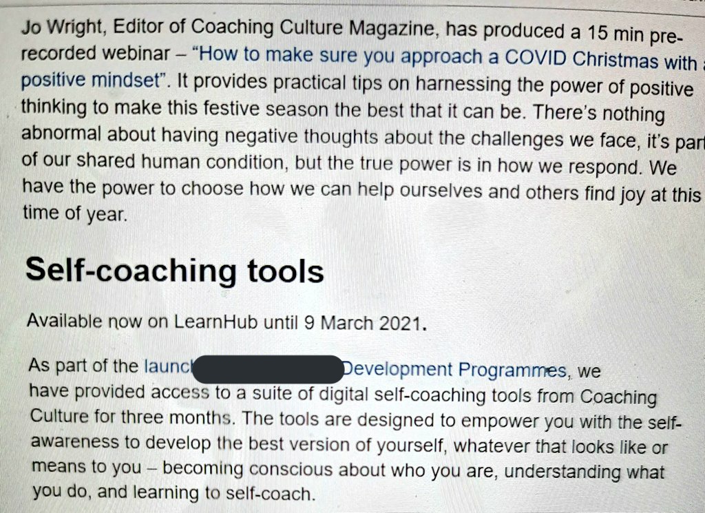 and a healthy diet!But then I saw this go up on our intranet. And I've FUCKING HAD IT!I am sick to death of the blase approach that these people seem to have to this problem. They're clearly not actually interested in mental health and are just using LinkedIn