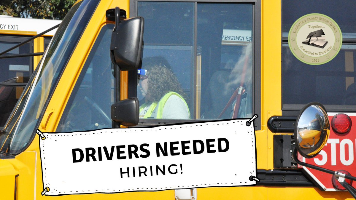 The Lauderdale County School System needs bus drivers and sub drivers. Interested? Hiring! Click the link for new driver information: bit.ly/373yNpQ.