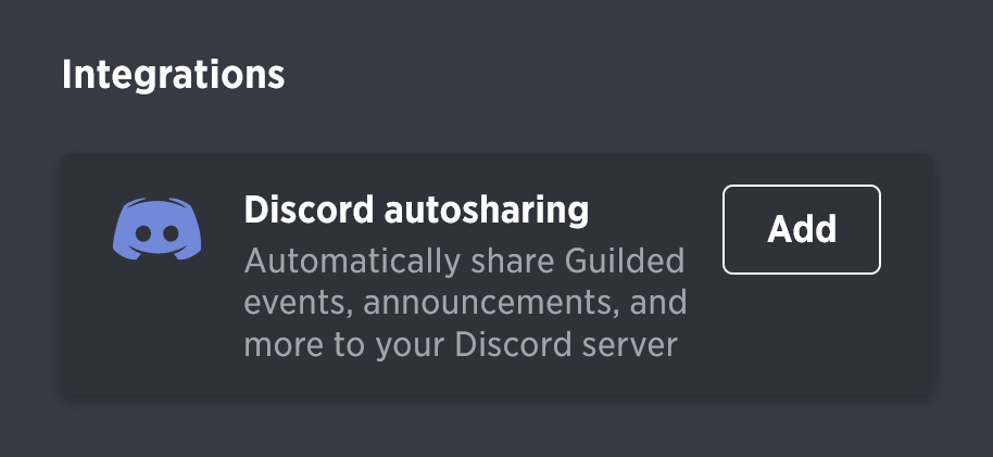 teamguilded's tweet photo. We've made it easier to setup webhooks for your server with our new Discord autosharing integration. Keep everybody in your community on the same page — no matter where they are — by automatically sharing events, announcements, and more to your servers.

https://t.co/zBWqj2hfLA https://t.co/RsCPMek82m