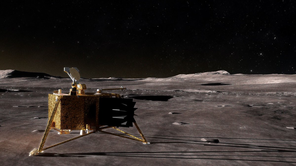 Looking farther into the future,  @cratergirl shares a concept for a Mercury Lander prepared for the Decadal Survey that would provide detailed information about what the planet is made of and how it operates (21/22)  #AGU20 Image: JHU/APL  https://agu.confex.com/agu/fm20/meetingapp.cgi/Paper/748242