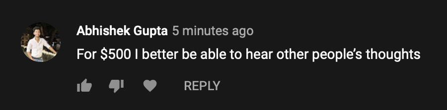 MKBHD's tweet photo. I have been thoroughly entertained by these comments on the AirPods Max unboxing video all day 😅 https://t.co/B9a4XEzPYA
