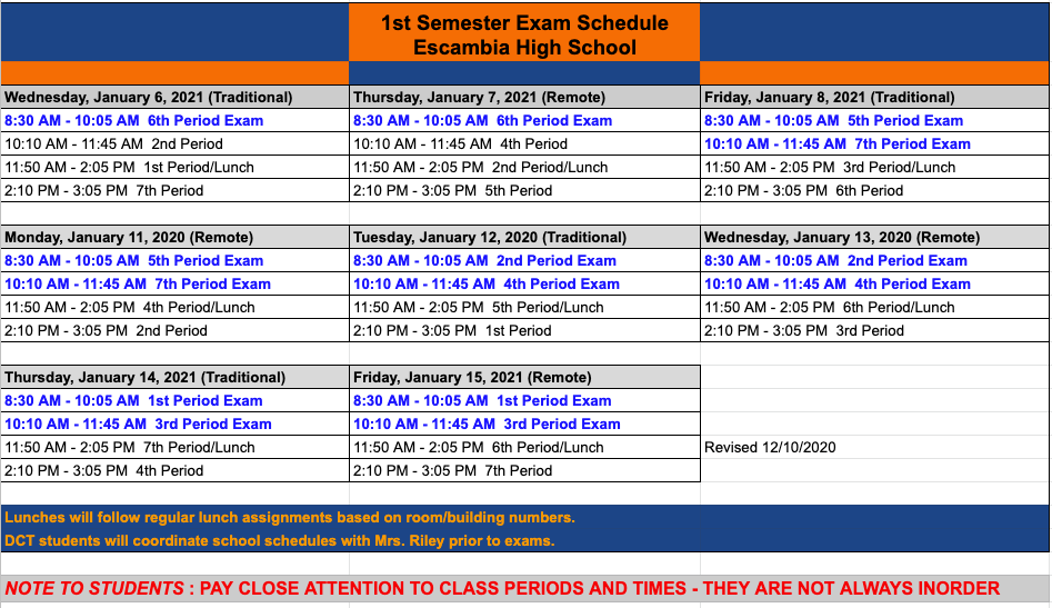 Escambia High School tweet media