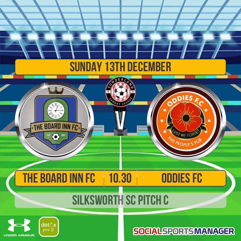 This Sunday sees us at home against <a href="/OddiesFc1/">Oddies FC ⚽️⚽️</a> in a game that sees both teams desperately looking for 3 points. Anyone coming to watch please remember to follow guidelines by wearing a face mask and follow the rule of 6. #UTBI