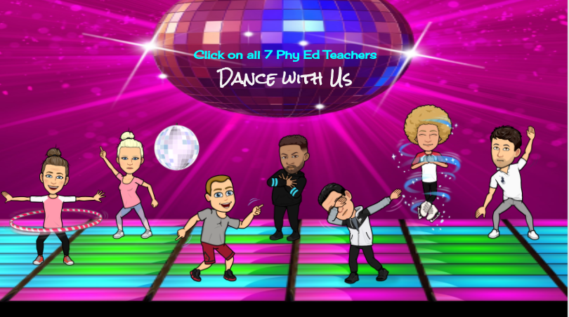 ISD191's tweet photo. Aligning their bitmoji classrooms to the @MNSHAPE standards, District 191 elementary physical education teachers are dancing their way through Distance Learning! #One91PE #CommunityStrong💪🏼https://t.co/sI2w5GdFo3 https://t.co/rSc9Udtzal