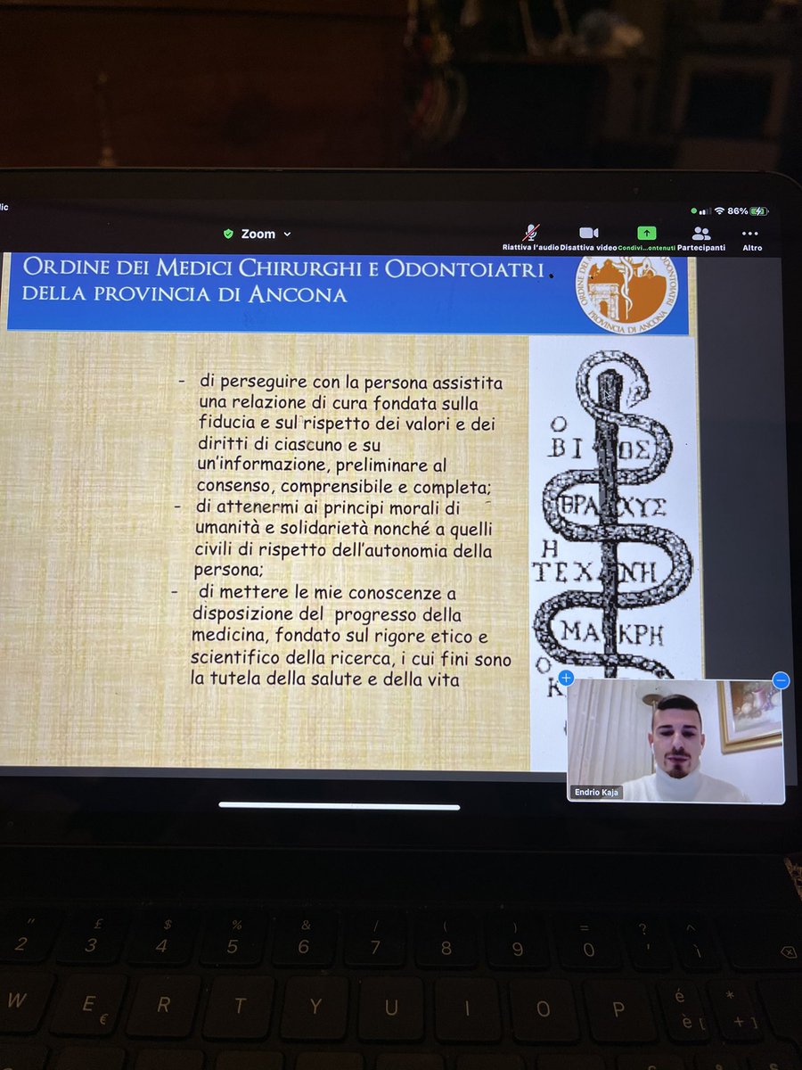 OMCEOAncona's tweet photo. Oggi #giornatadelmedico in webinar #giuramentodiippocrate grazie a Roberto Monaco per la presenza @FNOMCeO https://t.co/KEQztGLDQ7