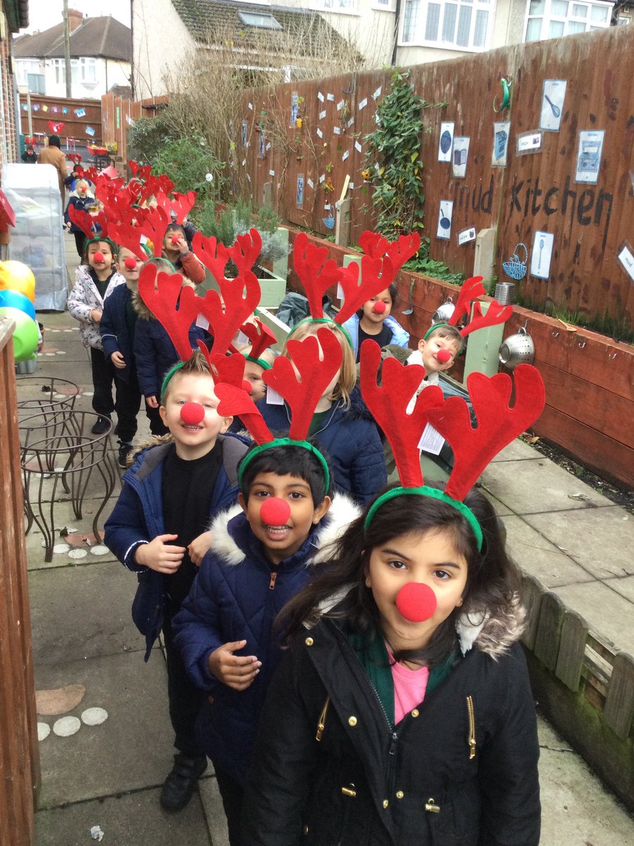 EYFS have enjoyed taking part in the Rudolph Run today #rightsrespecting @St_Raphs