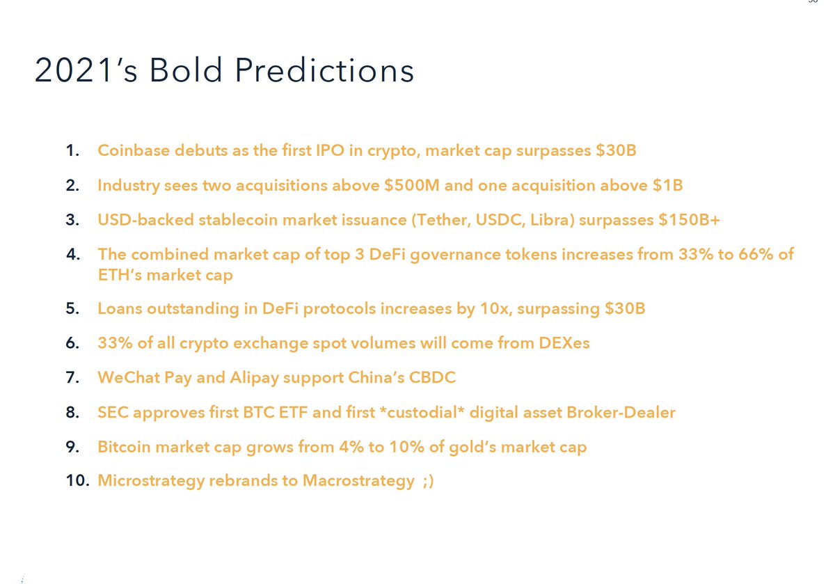 8/ Lastly, our team shares our bold predictions for 2021: