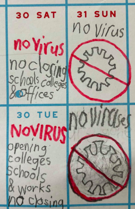 May/June he was really hoping it'd be all over by the end of the month