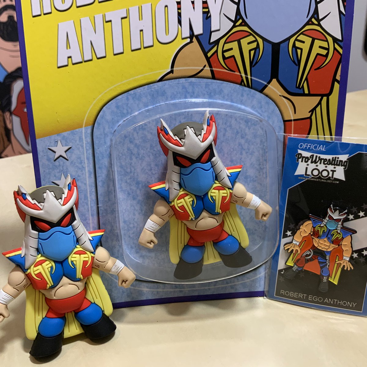 TTDWrestling's tweet photo. Thank you @Egos1313 ! Absolutely love these bud! 😁🤘🏻 #ego #robertanthony #retro #hasbro #wrestlingfigures #ttdwrestling https://t.co/udalm2GNQr