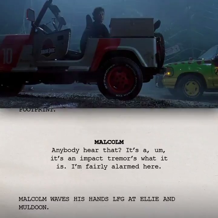 Jurassic World Jeff Goldblum Brings This Scene To Life Jurassic World Jeff Goldblum Brings This Scene To Life