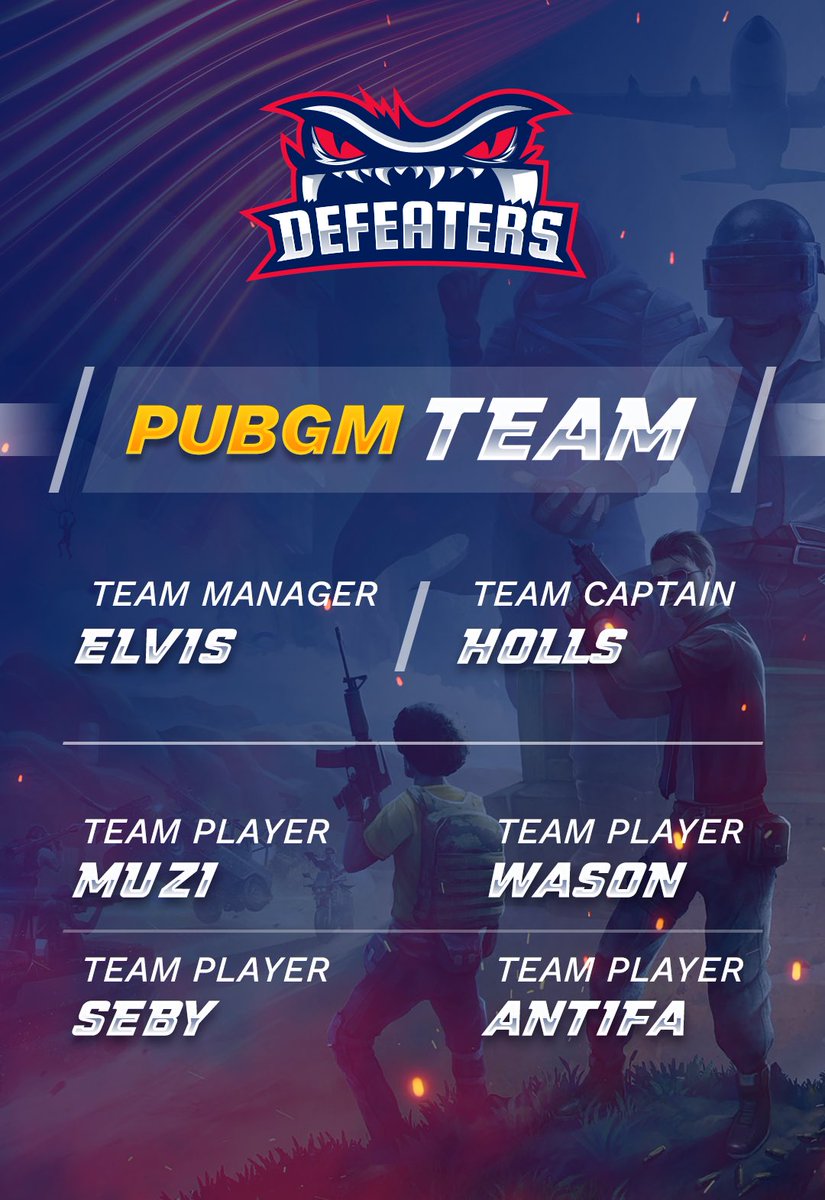 DefeatersOP's tweet photo. Our club has always wanted to get back to Europe, where the idea of #DefeatersOP started. Mission Complete! Please welcome our New German PMCO Team! @EsportsPUBGM #DefeatersOP #PUBGMOBILE #esport #PUBGM #Seby https://t.co/G8Bygy5JH6