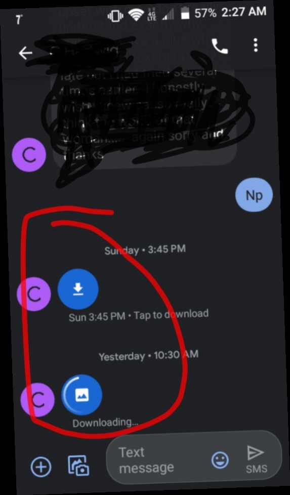 tap to download not working android / Twitter