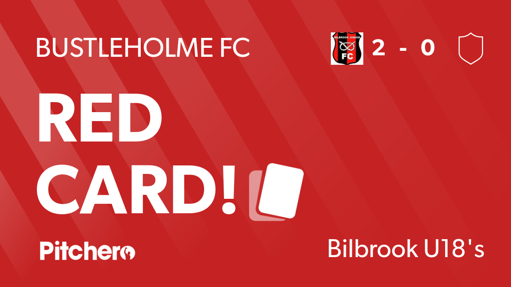 62': A player is sent off for Bustleholme FC
#BILBUS #Pitchero
bilbrookjunior.co.uk/teams/232139/m…