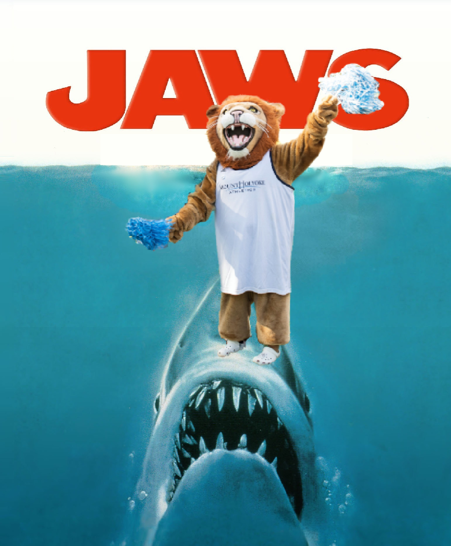 MHC_Admission's tweet photo. You've heard of Elf on the Shelf. Now get ready for....Paws on Jaws! 💪🦁🐾🌊🦈
Learn more about Mount Holyoke's fearless mascot and lionhearted student-athletes here: https://t.co/7yGm2IgonT
#LyonsNation #YeahYoke @mhclyons https://t.co/IvmA97tHKs