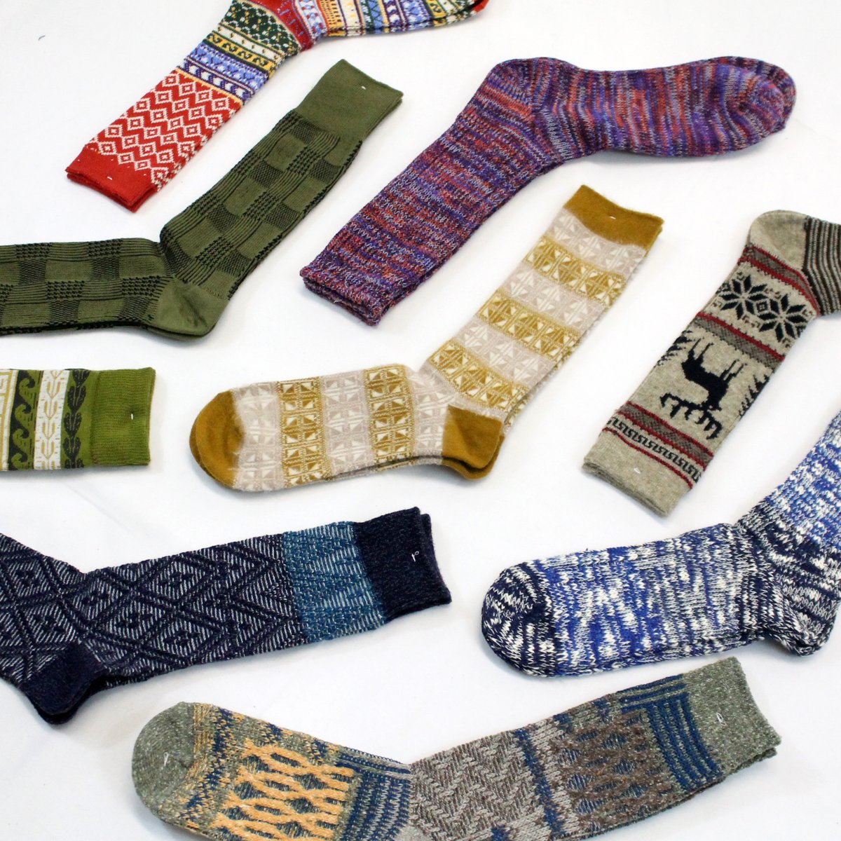 MuddyGeorge's tweet photo. We've just received a little re-stock of socks from #AnonymousIsm, in time for the gift giving season. We can say with a good degree of confidence that these are the best #socks you'll even own. #madeinJapan #Toronto #ShopLocal #Menswear #MensStyle #Mensfashion #slowfashion https://t.co/doiNztA5gO