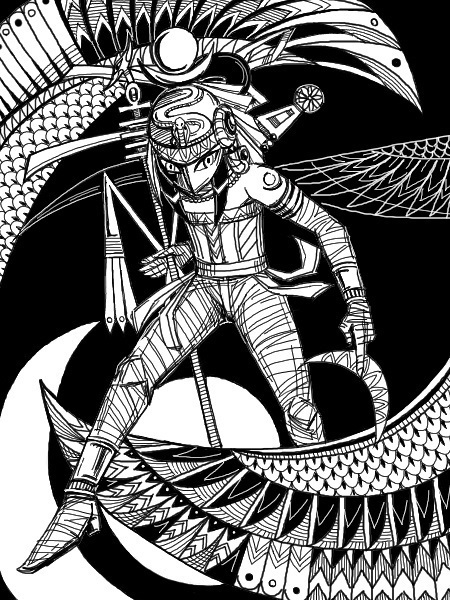 Washi Pink Oushi Black キュウレンジャー イラスト スミスge隠れ穴水族館のイラスト Washi Pink Oushi Black キュウレンジャー イラスト スミスge隠れ穴水族館のイラスト