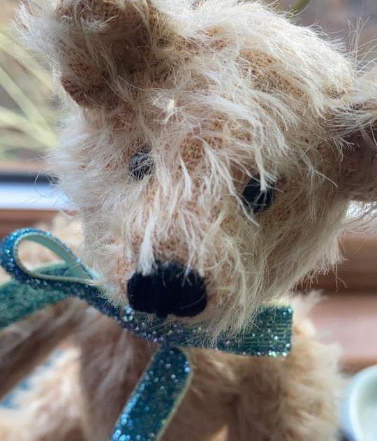 #TwitterSisters #mohairbear Alistair Bear is looking for a home for Christmas 🎄🎁🎄🎁#Handmade mohair teddy bear *Alistair* etsy.me/3oFpHWj