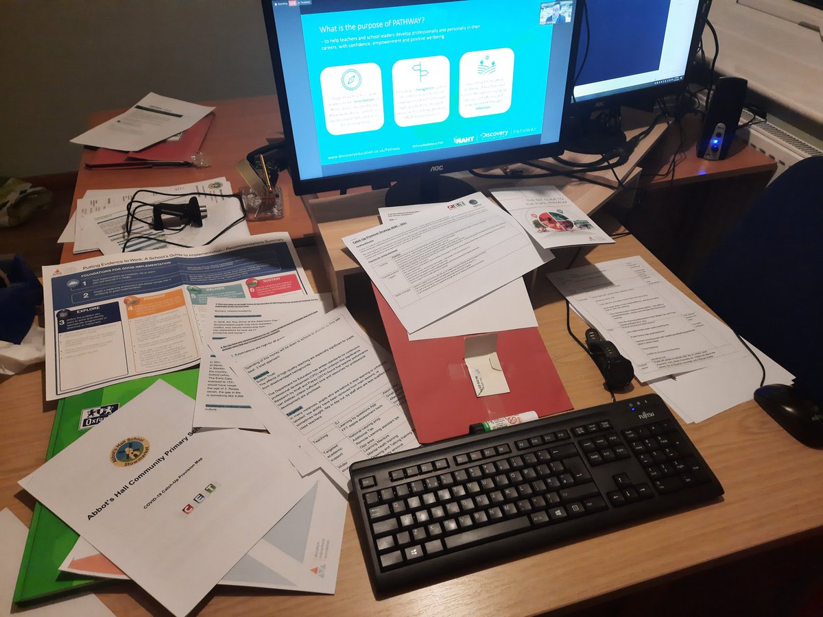 MisterDJones's tweet photo. Just finished #thewholeteacher webinar for @NAHTnews and @DiscoveryEd with @AndrewJHammond This is what it looks like behind the webcam... So much to say but time flies... https://t.co/c7kLecxTEG