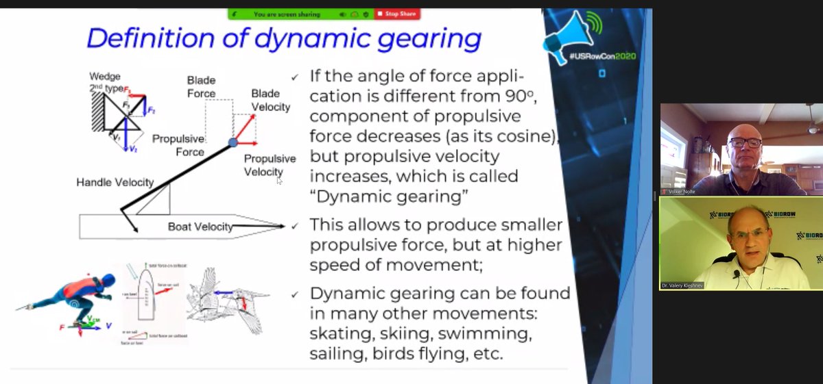Some will understand Valery Kleshnev <a href="/Dr_Kleshnev/">BioRow</a> more easily, but I am struck by how accessible he makes this highly technical dive into #rowing #rigging with Volker Nolte at #USRowCon2020 <a href="/usrowing/">USRowing</a> <a href="/readyrowusa/">ReadyRowUSA Livestream & Podcast 🇺🇦 🌻 🚣‍♀️</a>