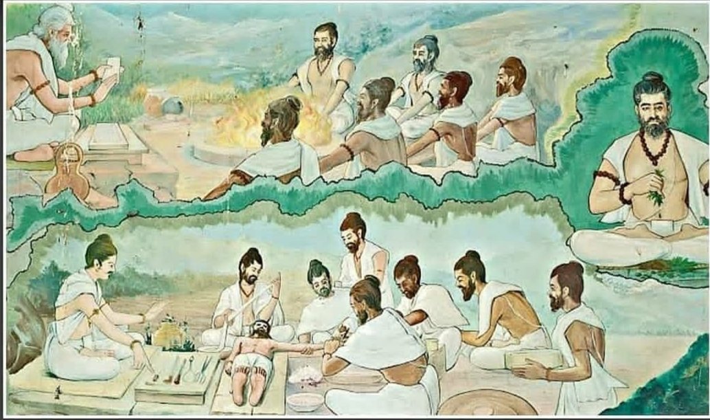 (6/9)>> Ayurveda is the earliest school of medicine known to humans.>> Charaka, the father of medicine consolidated Ayurveda 2500 years ago.>> Today Ayurveda is fast regaining its rightful place in our civilization.