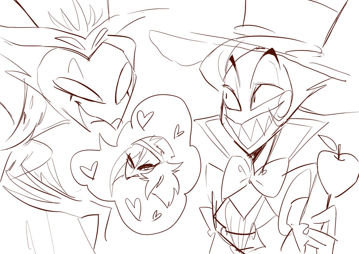 Daddy of two.🍎🦉

 #HazbinHotel 
 #HazbinHotelFanart 
 #HelluvaBossfanart 