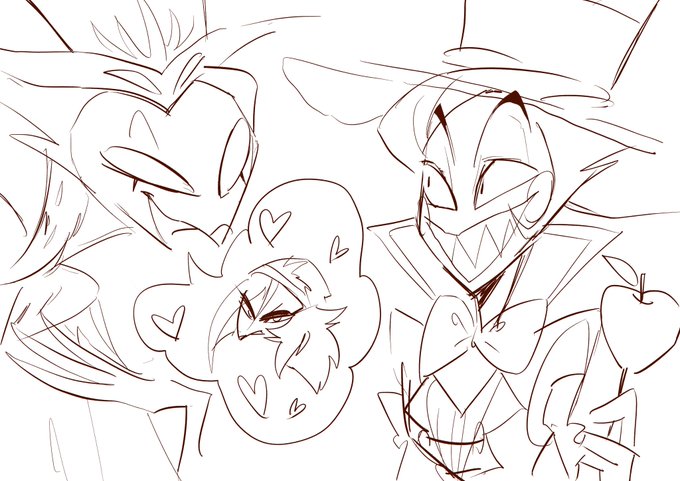 Daddy of two.🍎🦉

 #HazbinHotel 
 #HazbinHotelFanart 
 #HelluvaBossfanart 