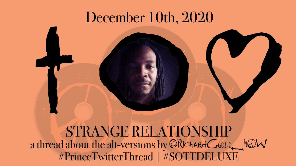 I’m Richard Cole host of Amari Purple Talk with the other versions of Strange Relationship on the Vault Tracks disc of the  #SignOTheTimesSuperDeluxe  #PrinceTwitterThread