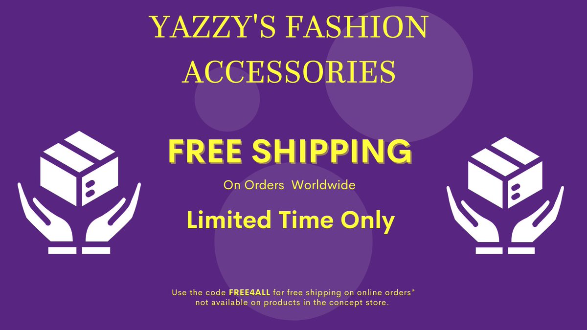 #freeshipping starts tomorrow #worldwide on all our #necklaces #bracelets #rings #earrings #childrensjewelry #jewelrysets also the ones with #swarovski #jewelrylover #schmuck #bijoux #silverjewelry #uniquejewelry #handmadejewelry  On the 10th taylor
fashion-jewellery.yazzys.com/free-shipping
