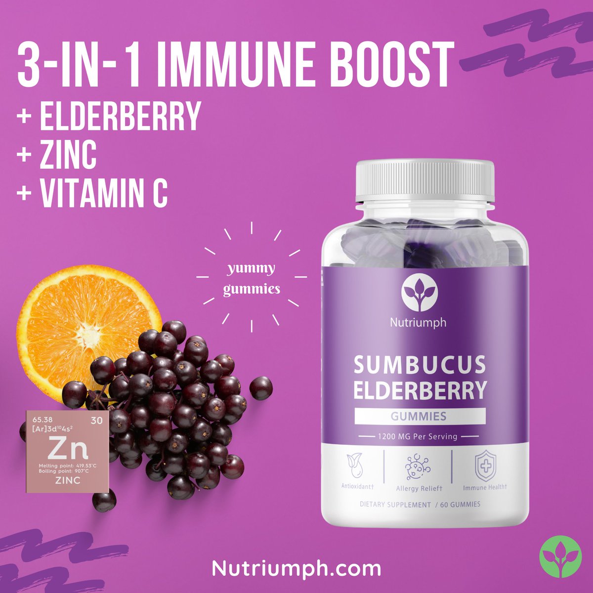 NUTRIUMPH's tweet photo. 💜 The perfect Immune Cocktail inside Delicious Gummies 

https://t.co/UpsMqjiMIs https://t.co/C9OHZemnW2