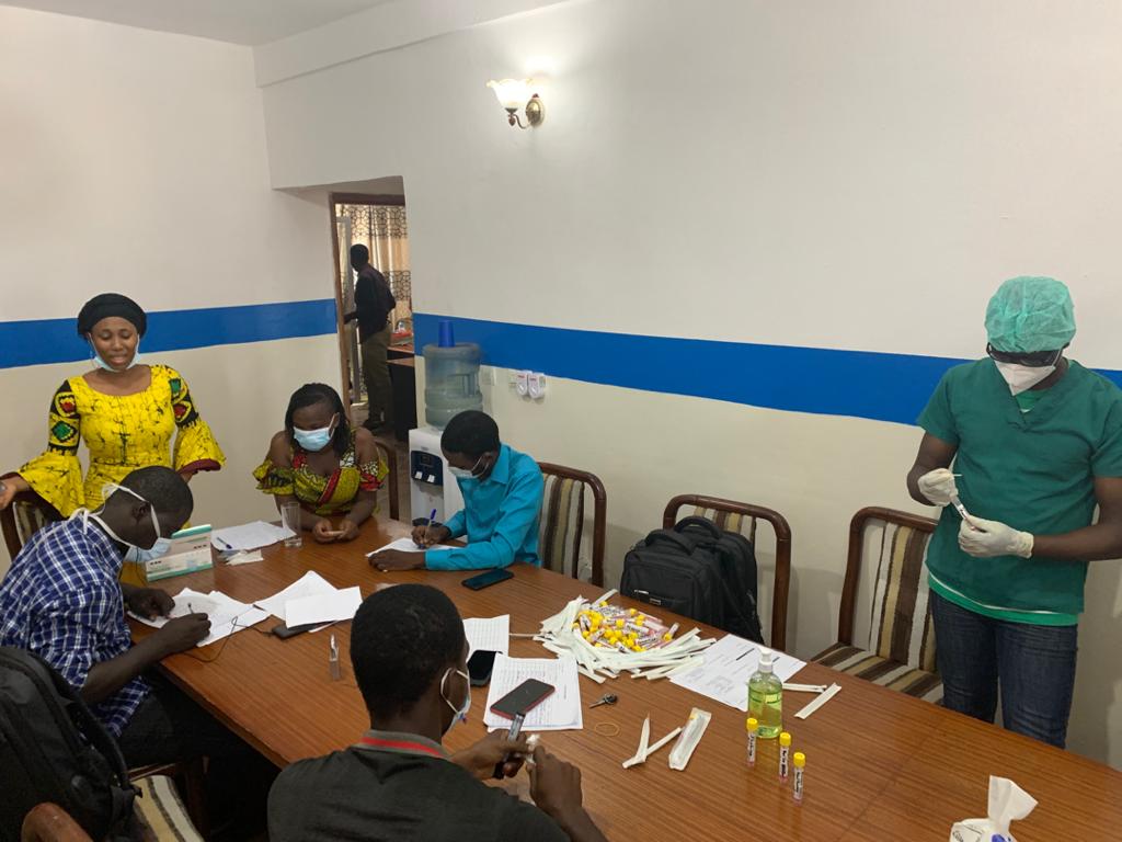 APRIES_team's tweet photo. APRIES in Conakry, Guinea: Training and testing of instruments for data collection by enumerators. #EndHumanTrafficking https://t.co/ye1EQT8rOJ