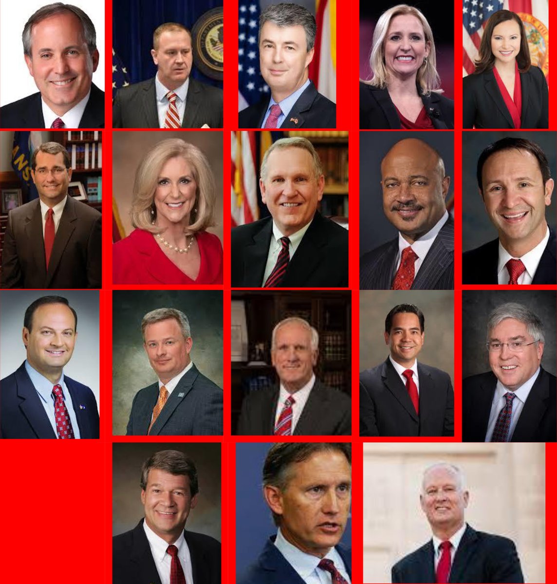 @KellyW4s4bi @TheRickWilson Can you put name to the face? And why is mostly white group of office holders trying to take away voting rights of predominately Black communities? Equally pressing, why do so many like red ties?