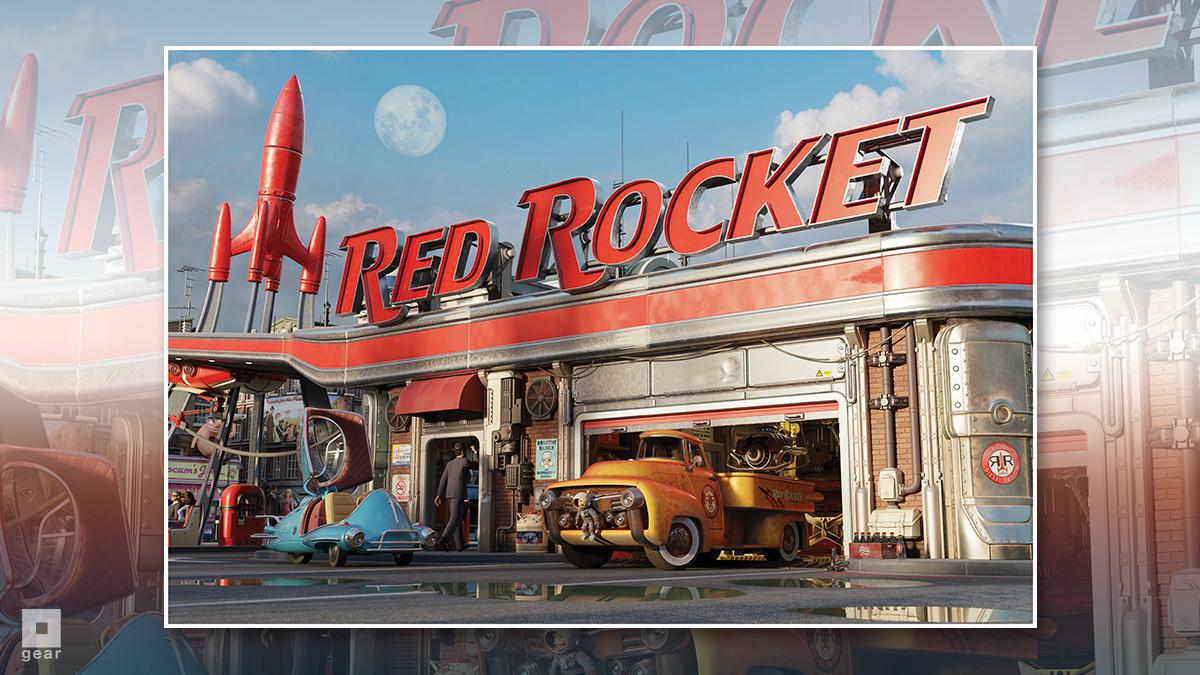 Red rocket fallout 4 3d model фото 26