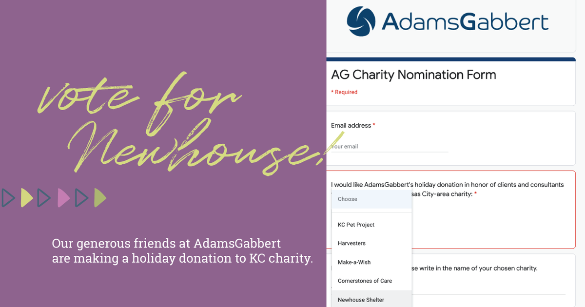 Newhouse (@newhouse_kc) on Twitter photo We are SO grateful to our friends at <a href="/AdamsGabbert/">AdamsGabbert</a>. Vote for Newhouse & support survivors!
Vote note >> docs.google.com/forms/d/e/1FAI… We are SO grateful to our friends at <a href="/AdamsGabbert/">AdamsGabbert</a>. Vote for Newhouse & support survivors!
Vote note >> docs.google.com/forms/d/e/1FAI…
