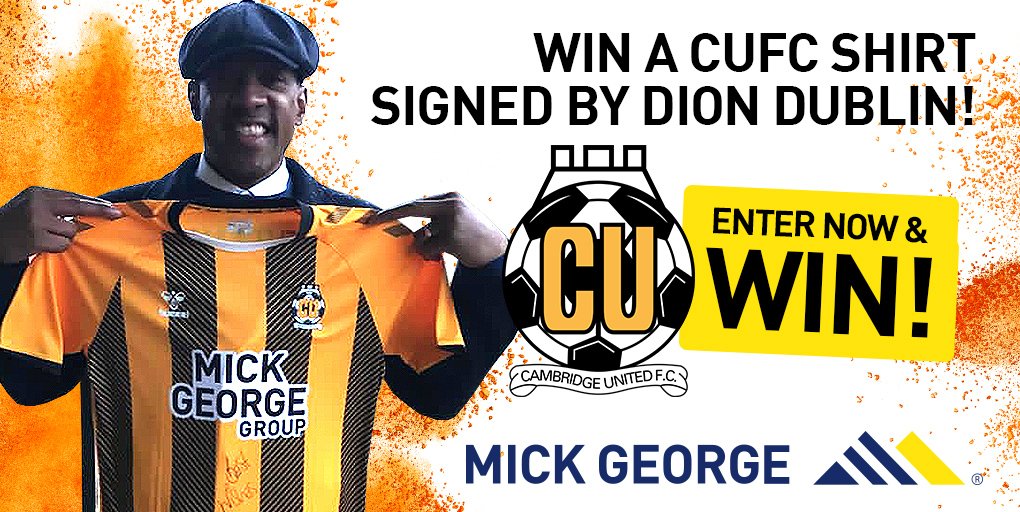 Any @CambridgeUtdFC fans want to get your hands on a signed CUFC 20/21 jersey signed by @DionDublinsDube this Christmas? Simply like, follow and retweet #cufc #competition