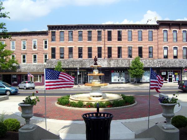 The name Bellefontaine means "beautiful spring" in French, and is purported to refer to several springs in the area. However, locally, the original French pronunciation is not used, and it is pronounced "bell fountain."  #GOPCThread  #OHCommunitySpotlight