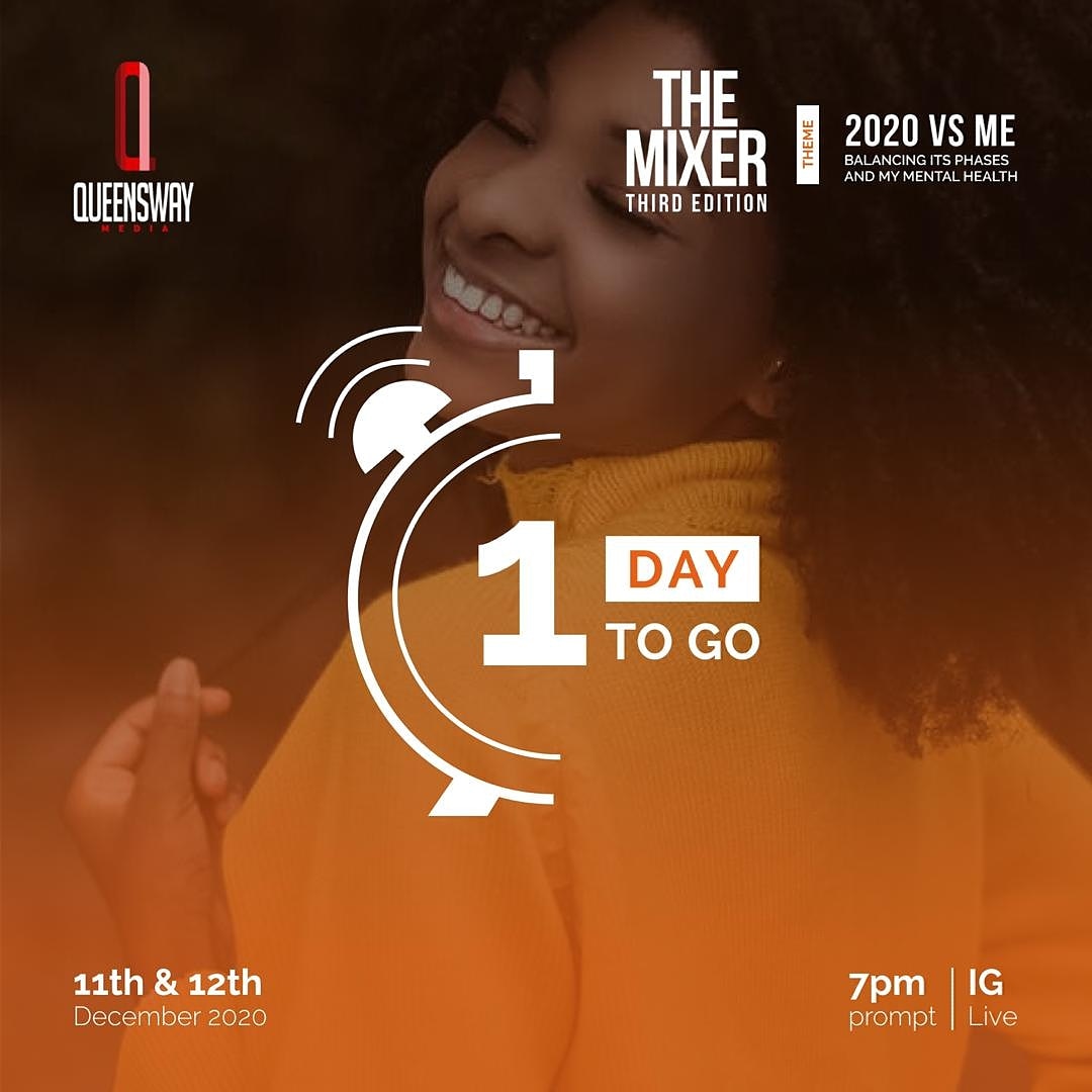 Themixerng's tweet photo. Yaaasss!!! It's a mixture of huge excitement and a lil bit of tension😂 as we get super ready because it's one day to go guys, just a day...

We've prepared, planned and brought out the best for this event, #themixernigeria3rdedition
#mentalhealthawareness #2020vsme https://t.co/MBQeZ60LC9