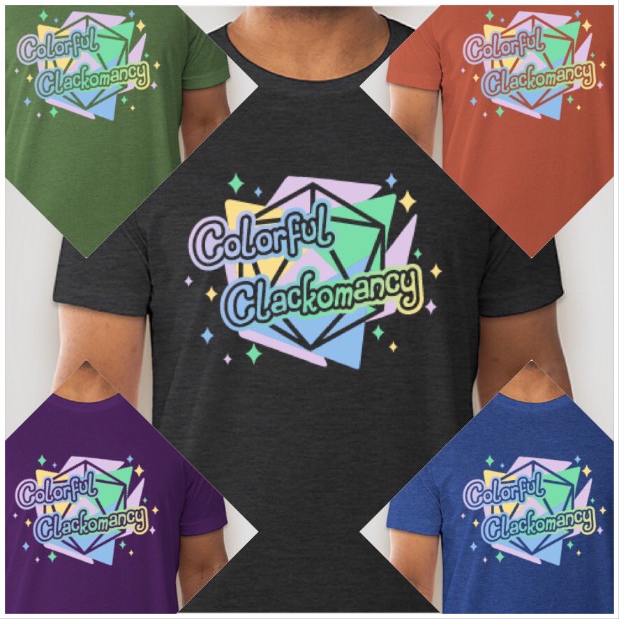Diceawaii's tweet photo. Clackomancy Clothing GIVEAWAY!

Want to win one of these fancy t-shirt designs?
✅ Follow @Diceawaii and @KaNightKrafts 
❤️ Like
🔁 Retweet 

*Tagging friends not required but appreciated 💜

Giveaway ends Dec. 15th at 4pm (CST)
✨ Winner chooses design option ✨ https://t.co/XRFofLbId2