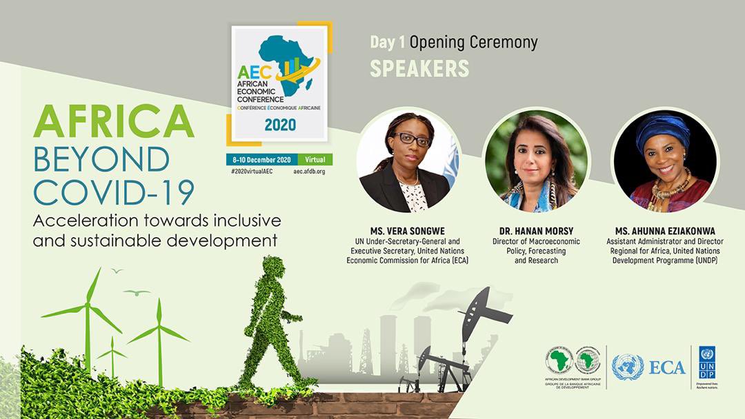 ECA_OFFICIAL's tweet photo. #2020VirtualAEC highlights
Inclusiveness and #sustainable development, #innovations and #goodgovernance are crucial for #buildingforwardbetter as we grow out of the #COVID19 crisis, @SongweVera
Watch #2020VirtualAEC LIVE:
YouTube- https://t.co/aKY5dHMymP
#2020VirtualAEC https://t.co/EFtthA7gQA