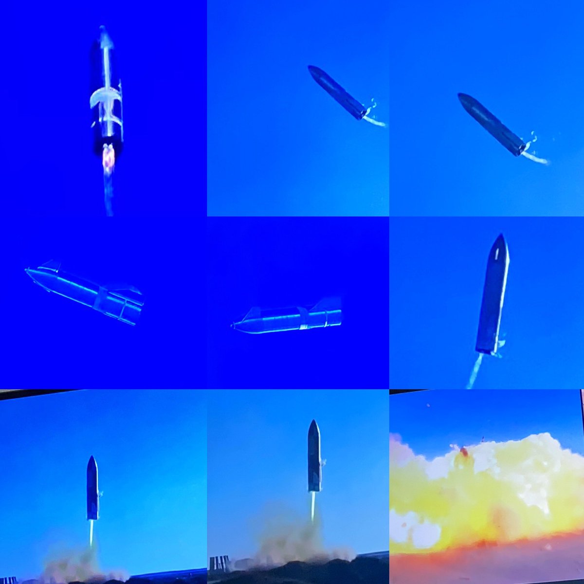 corpsmanup239's tweet photo. What a test!  Can’t wait for SN9🚀 Congratulations @SpaceX @elonmusk @ElonMuskNewsOrg #SpaceX https://t.co/XU3avVNV4u