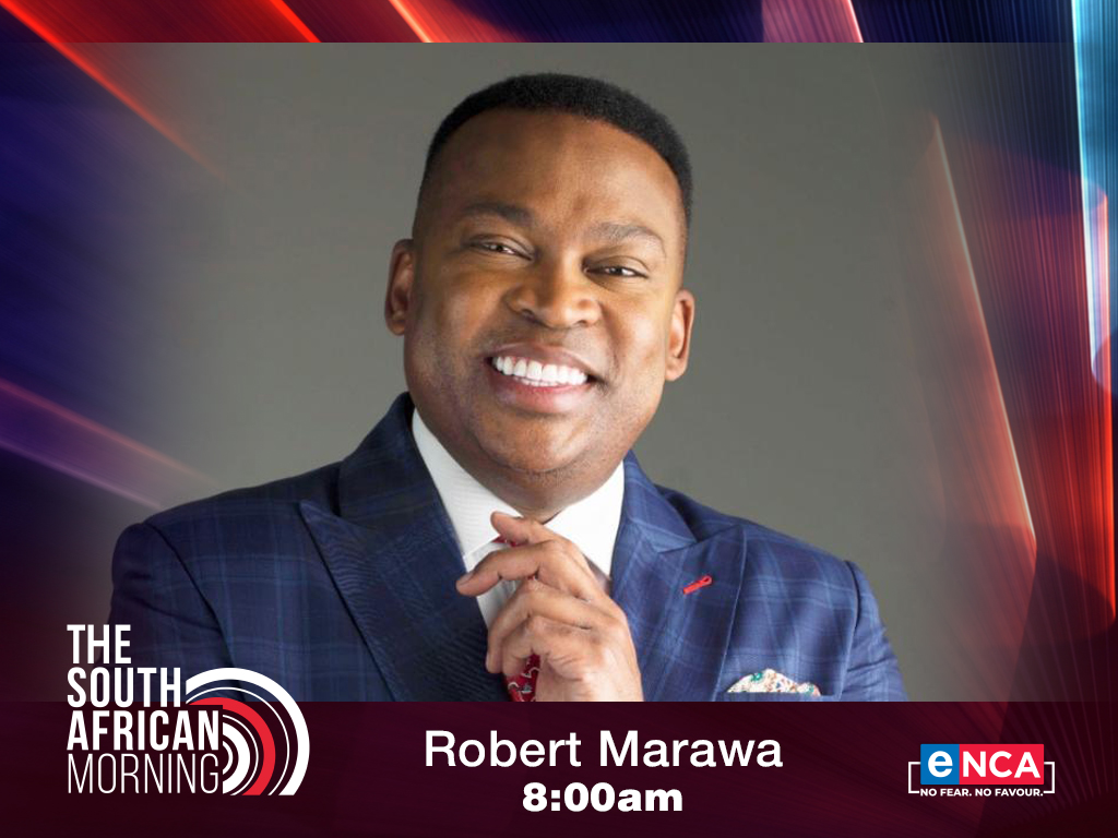 Catch Robert Marawa at 8 00 am on The South African Morning eNCA Courtesy DStv403