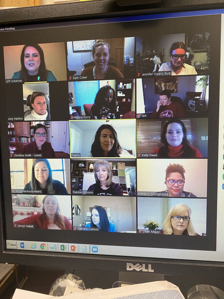 Last AFP board meeting of 2020, AND approximately 678 Zooms later, also my last video meeting of the year! 😱(PS: love sneak attacking a zoom photo so that I’m the only one camera ready #selfish 😆)