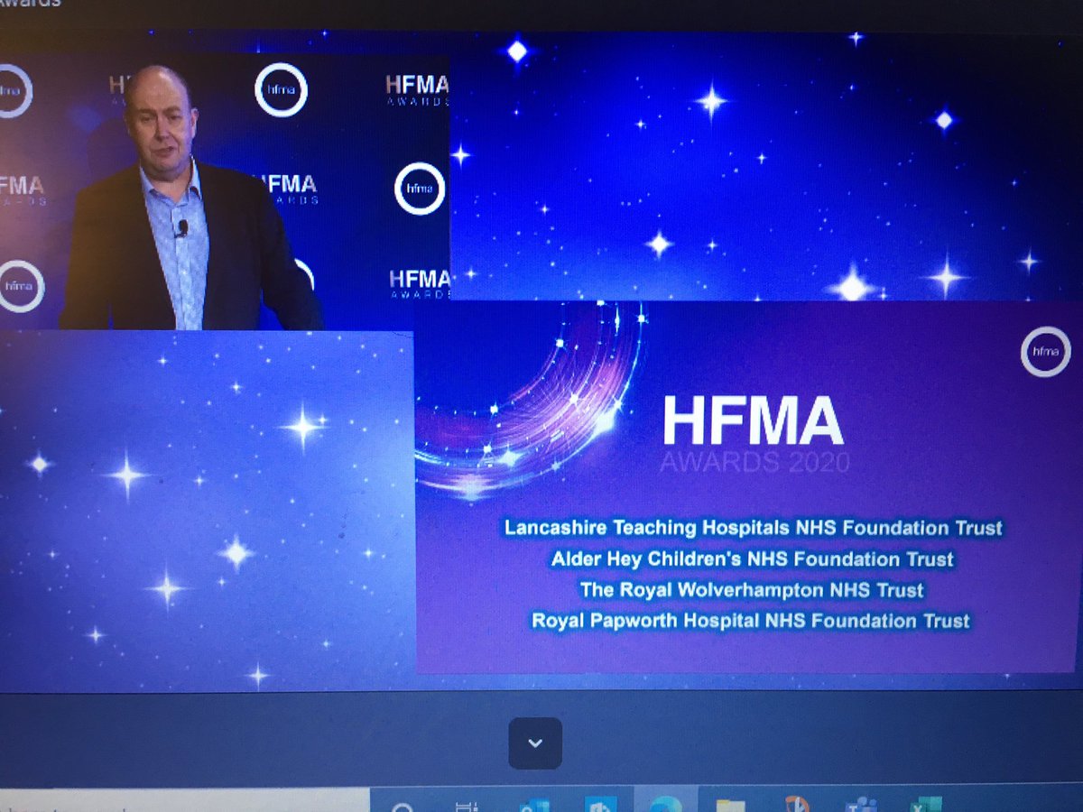 HFMANW's tweet photo. Havelock Award goes to Alder Hey Childrens Trust - well done !! @AlderHeyFinance @LouiseSAlderHey @nwsdn https://t.co/CKy9O9qWM7
