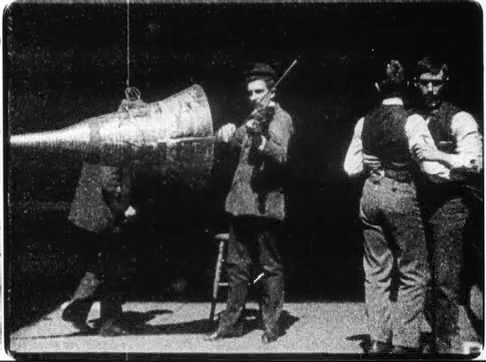 Sound had been experimented with since the beginning. The Dickson Experimental Sound Film of 1894 had no words but did feature a violinist.
