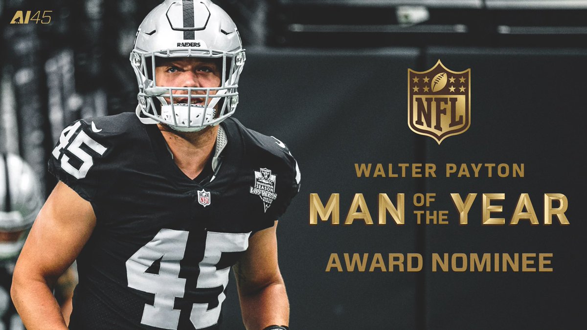 AI_XLV's tweet image. So much bigger than football. Blessed and humbled to be the @raiders nominee for the #WPMOY

We’re just getting started!