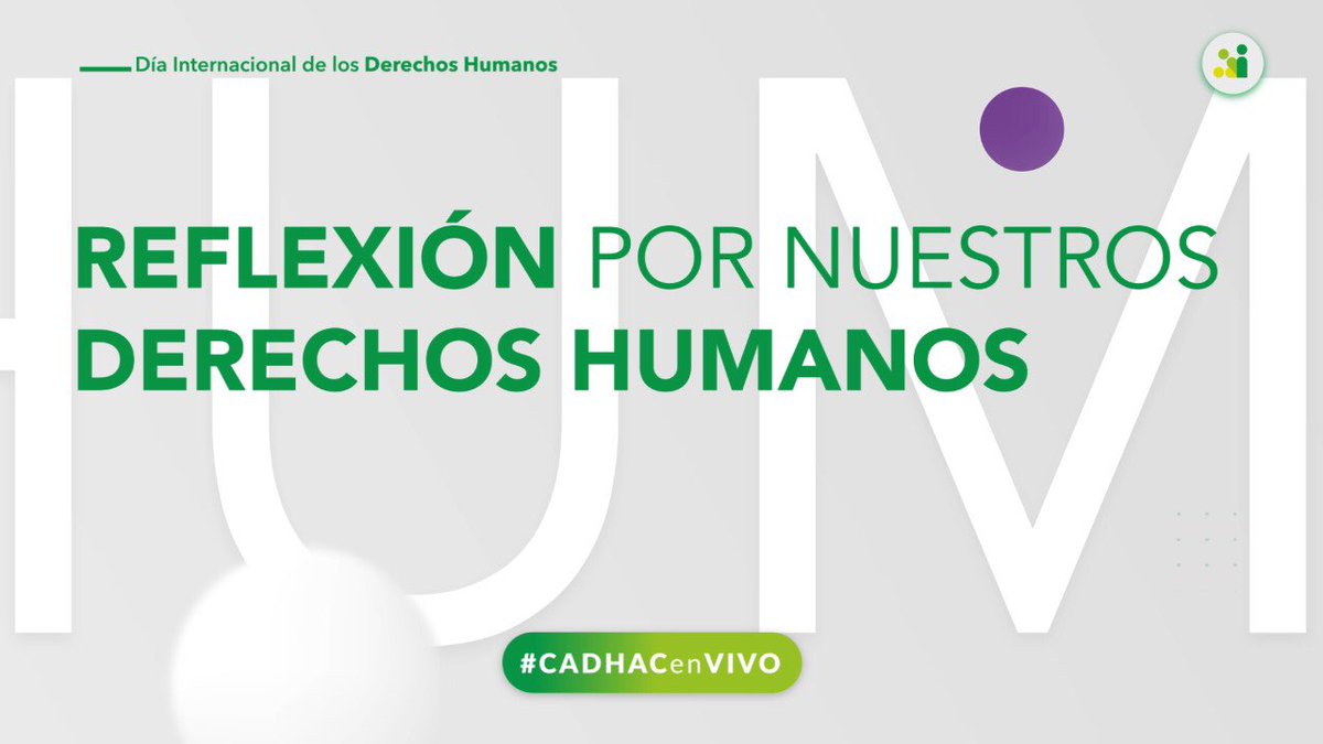 cadhac's tweet photo. Iniciamos nuestra reflexión por nuestros derechos humanos en el marco del #DiaInternacionalDeLosDerechosHumanos #DiaDeLosDerechosHumanos #DDHH #CADHAC https://t.co/5F37Nov5WZ